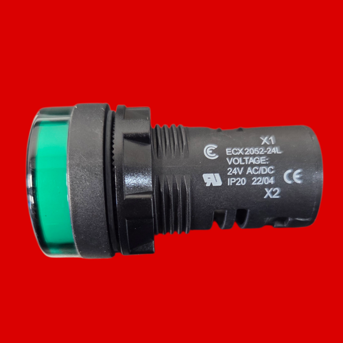 Automation Direct ECX2052-24L LED Indicating Light, Green, 30mm, 24 VAC/VDC