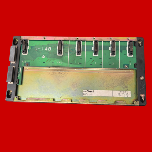 Direct Logic DL405 I/O Base, 4-Slot, Panel Mount,  D4-04B-1