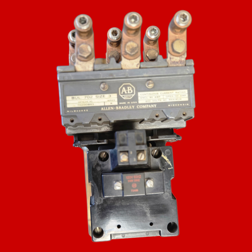 Allen Bradley 3 Pole NEMA Size 1 Contactor, 120V AC Coil, 702D0B93 