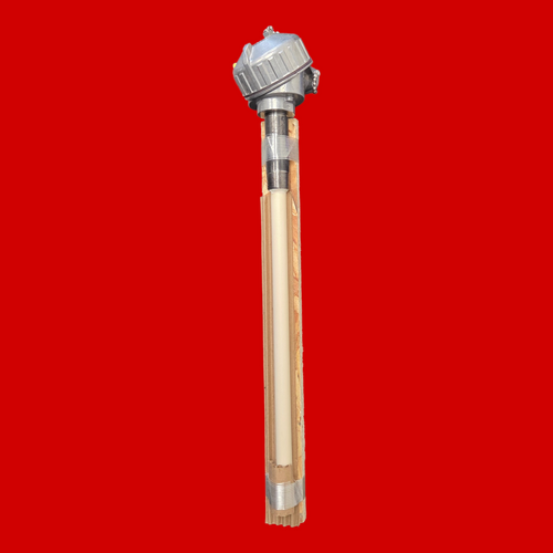 Pyromation KK14R-17B4-18-31 Type K High-Temperature Industrial Thermocouple Assembly with Ceramic Protection Tube, 18" Insertion Length