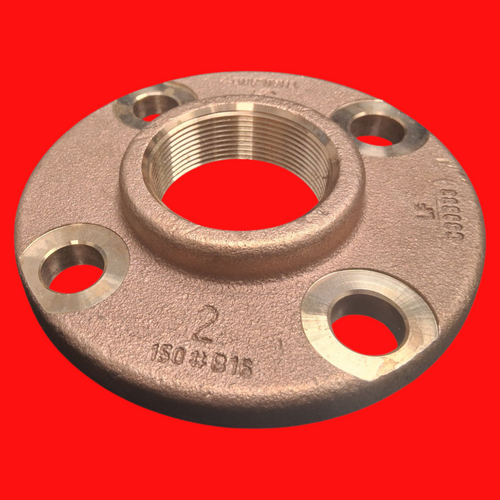 Siam Fittings Lead Free Brass 2" NPT, 150# Threaded Pipe Flange