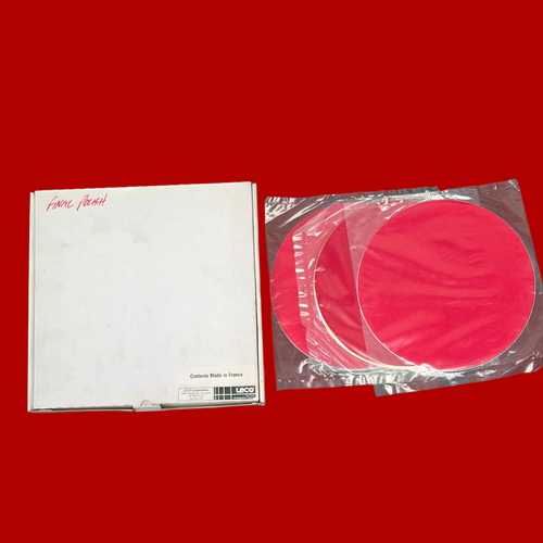 LECO 812-461 Red Cameo Self Adhesive Final Stage Polishing Disc, 200MM, Pack of 3