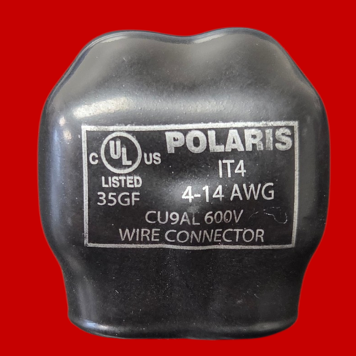 NSI Polaris IT4 4-14 AWG Bagged Insulated Tap Connector, Black