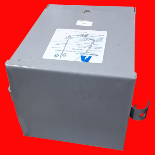  Acme Electric 3 kVA, Single Phase, 240X480 - 120/240V Dry-Type General Purpose Transformer- T253013S