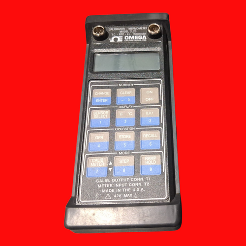 Omega Handheld Meter and Calibrator for K,J, T ,E Thermocouples, RTD & Thermistors- CL26