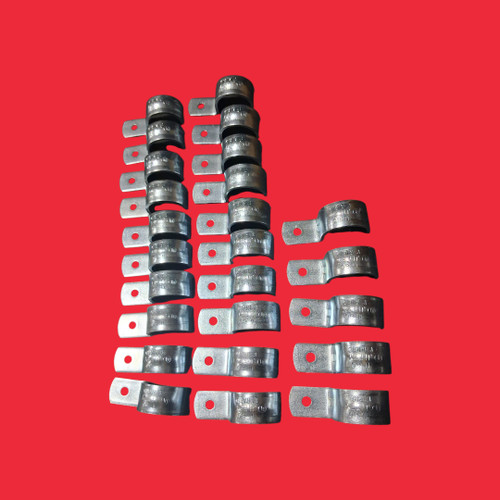 Minerallac H60M Jiffy Clip, One Hole strap, Fits 1" Rigid/IMC Conduit -  25PacK