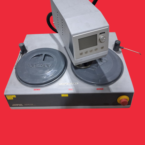 ATM Twin Wheel Grinder/Polisher W/ Rubin 500 Head- Saphir 530
