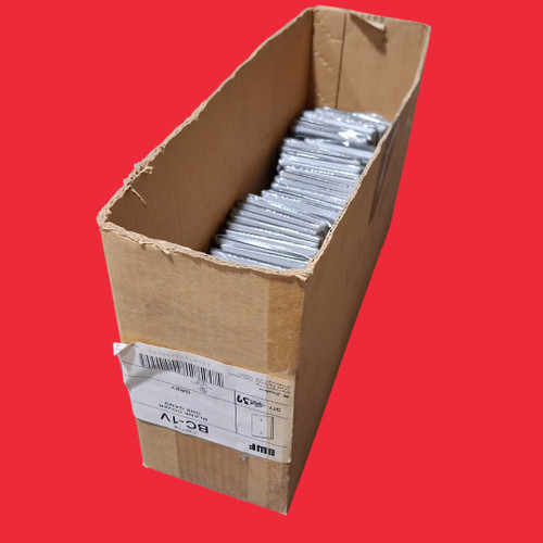 BWF BC-1V 1-Gang Weatherproof Blank Cover- Box of 37