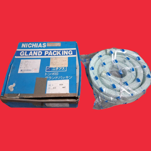Nichias Corporation 8520 Tombo Brand 1" Square Braid Packing 20FT. Length