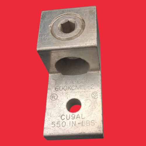 LA-600 / 600KCMIL-2 Aluminum Terminal Lug 