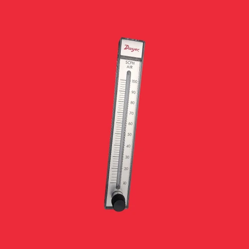 Dwyer RMC-102-SSV 10" (254 mm), 10 to 100 SCFH Polycarbonate, Rate-Master Variable Area Flowmeter