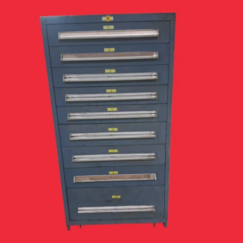 Stanley Vidmar Modular Drawer Cabinet, 9- Drawers, 30" Wide x 27.75"Deep x 59" Height