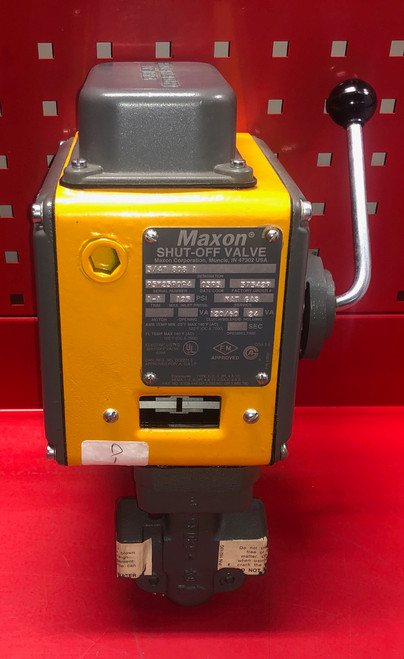 Maxon 3/4" 808 1 Safety Shut-Off Valve - Manual Reset