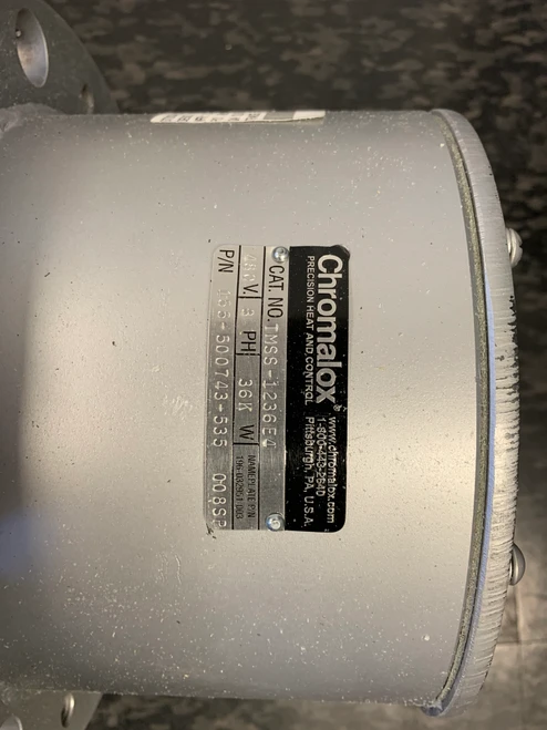 Chromalox 36KW Immersion Heater 480v/3PH  PN:  155-500743-535