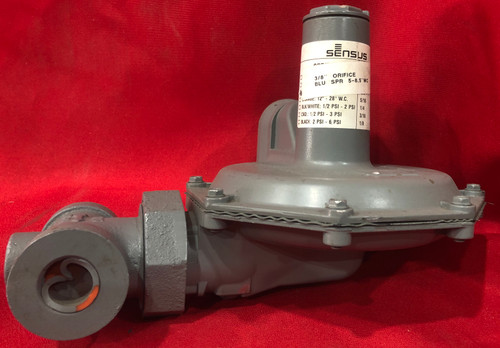 Sensus 143-80 Gas Pressure Blue Spring Regulator 1" (5" - 8" w.c.) 10PSI