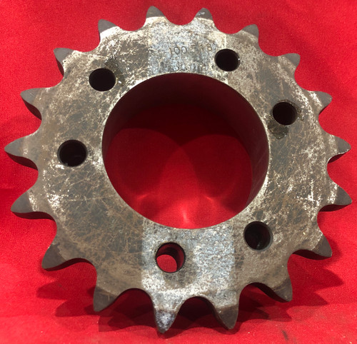 Martin 100E18 Bushing Bore Roller Chain Sprocket - QD, 100 / 1-1/4 in, 18 Teeth, E Bushing, Steel Material