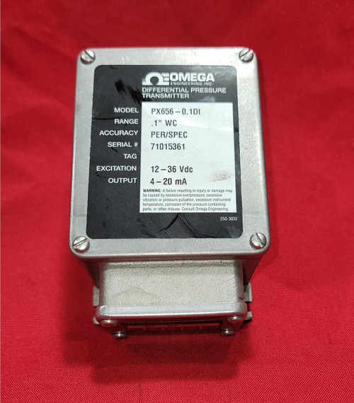 Omega Engineering PX656-0.1 Differential Pressure Switch