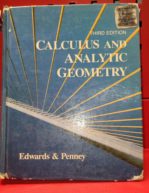 Calculus And Analytic Geometry - Third Edition (1990)