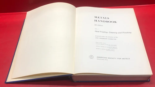 ASM Metals Handbook  Volume 2 Heat Treating, Cleaning And Finishing 8th Edition