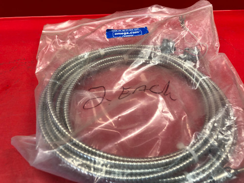 Thermocouple 1 Inch Probe with BX Armor or SS Braid Cable 