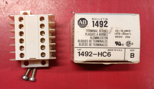 Allen Bradley 1492-HC6 Series B Terminal Blocks