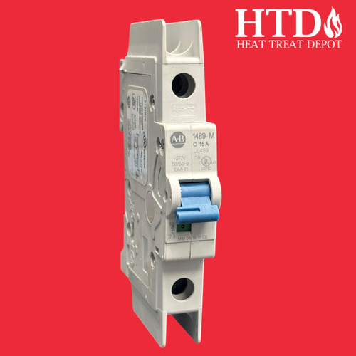  Allen Bradley 1489-M1C150 15 Amp, 1-Pole Thermal-Magnetic Mini Circuit Breaker