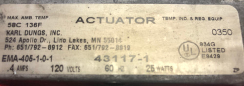 Dungs 269228  Spring return actuator  Ema-405-1