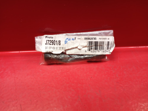 PROTO J72901/8  3/8" Drive Hex Bit Impact Socket - 1/8"(Pack Of 2)