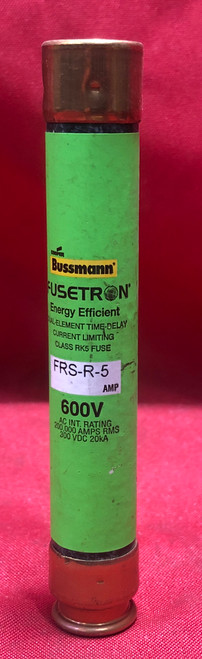 Bussmann Fusetron FRS-R-5 5A 600V Fuse