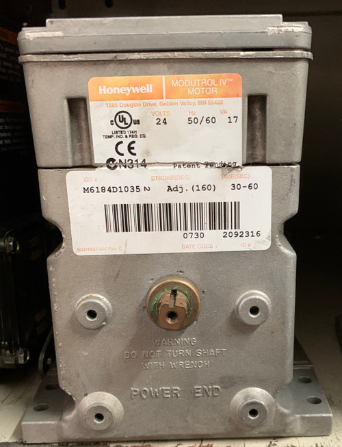 Honeywell 24V Non-Spring Return Foot Mounted Actuator M6184D1035