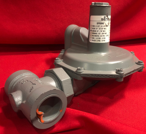Sensus 143-80 (6"-14" W.C) Green Spring Gas Regulator 3/8 Seat