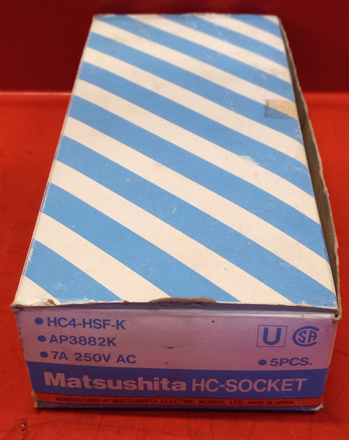 Matsushita HC4-HSF-K Relay Socket (Box Of 5)