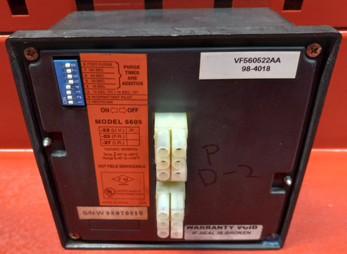 Eclipse Combustion Veri-Flame VF560522AA - UV, Selectable Purge