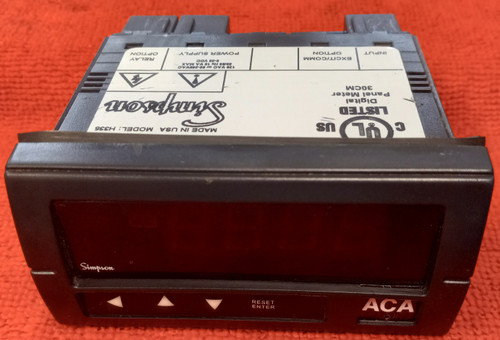 Simpson Electric Co. H335171020 Hawk 3 Digital Panel Meter/Controller  Simpson Electric Co. H335171020 Hawk 3 Digital Panel Meter/Controller