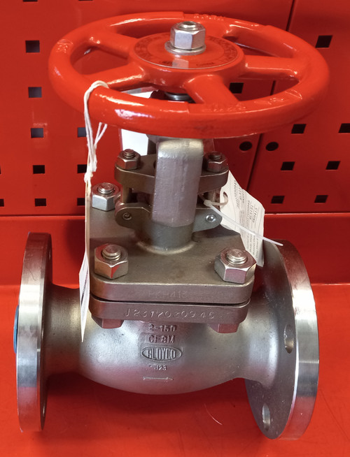 Aloyco 317 2" Stainless Steel Flanged Globe Valve