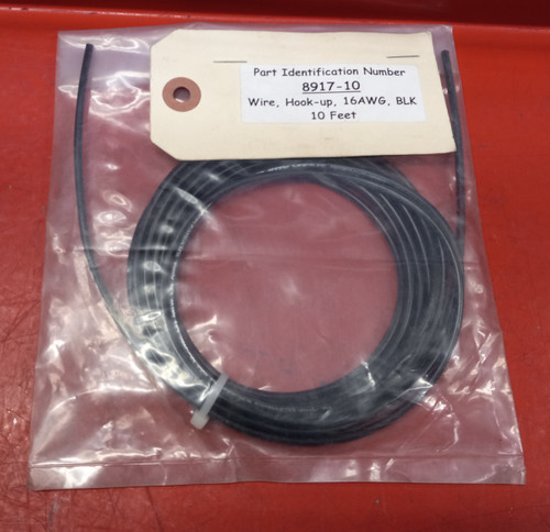 Belden 8917-10 16 AWG 10 Foot Black Hook-Up Wire