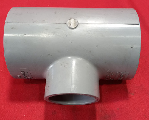 Spears F439 SCH 80 Reducer T - 3"x3" Reduced to 2"