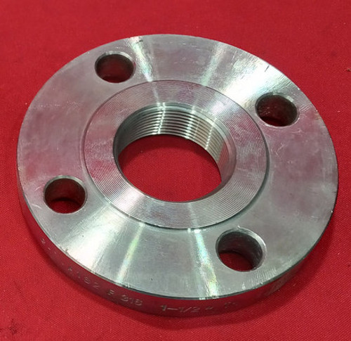 Grainger Sch 80 Socket Weld Flange, 316L SS, 1 1/2 in Pipe, Class 150 Grainger Sch 80 Socket Weld Flange, 316L SS, 1 1/2 in Pipe, Class 150