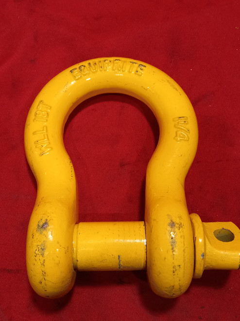 Equiprite Alloy, 1-1/4", WLL-18 Ton, Screw Pin Anchor Shackle