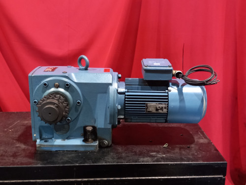 SEW-Eurodrive DFT100L8/4BMHR Worm Gear Motor 1.2/2.4HP