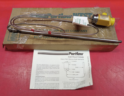 Partlow Piston-Pak Mercury Bulb Element 50-250°F (10-120°C)