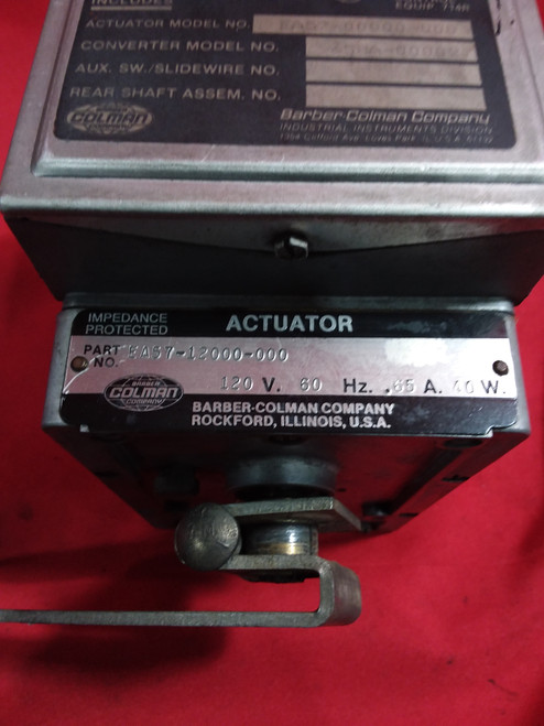 Barber Colman EA57-12000-000 Actuator 