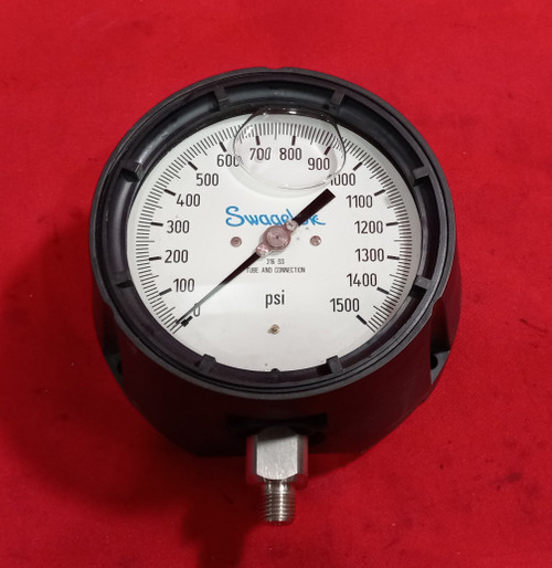 Swagelok 0-1500 psi Liquid Filled Pressure Gauge 