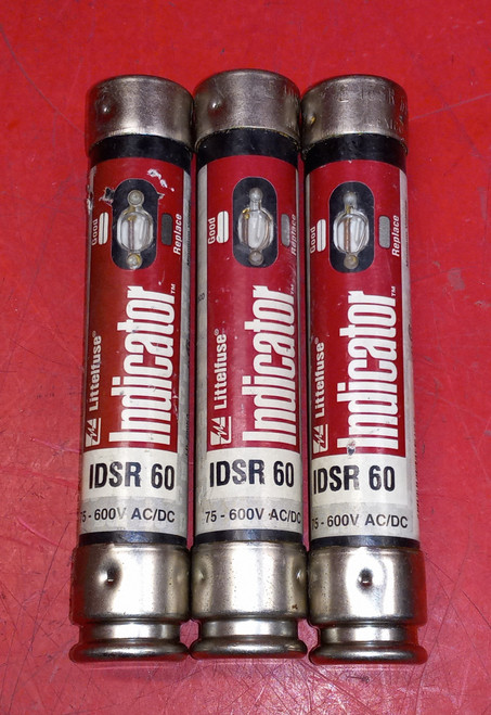Littelfuse IDSR60 Indicator Fuse (Pack of 3) 