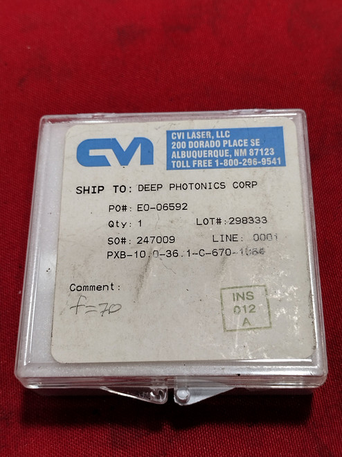 CVI Laser, LLC PXB-10.0-36.1-C-670-1064 