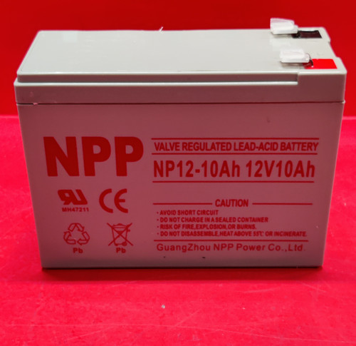 NPP Valve Regulated Lead-Acid Battery NP12-10Ah, 12V10Ah