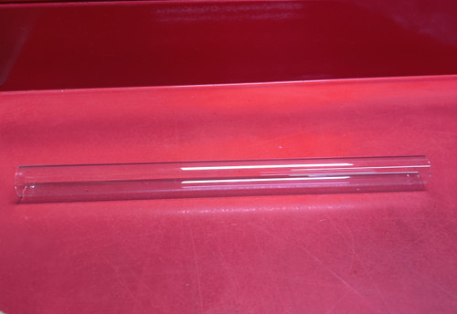 Glass Tube 13-1/8"L, 21.96mm ID, 25.04mm OD, 1.58mm Thick