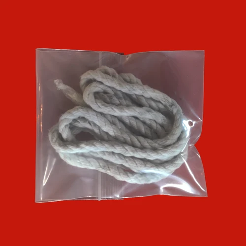 Ceramic Fiber 3-Ply Twisted Rope - 2300F - 6' L x 0.38" Diameter