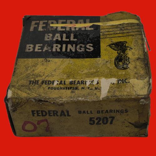 Federal 5207 Double Row Ball Bearing 35MM x 72MM x27MM