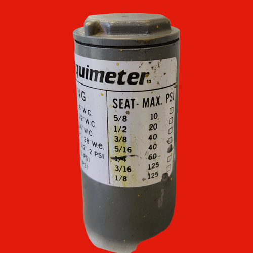 Equimeter Service Regulator 143-80-1, 3/4"NPT, Orange Orifice Spring